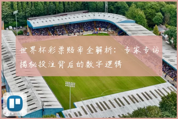 世界杯彩票赔率全解析：专家专访揭秘投注背后的数字逻辑