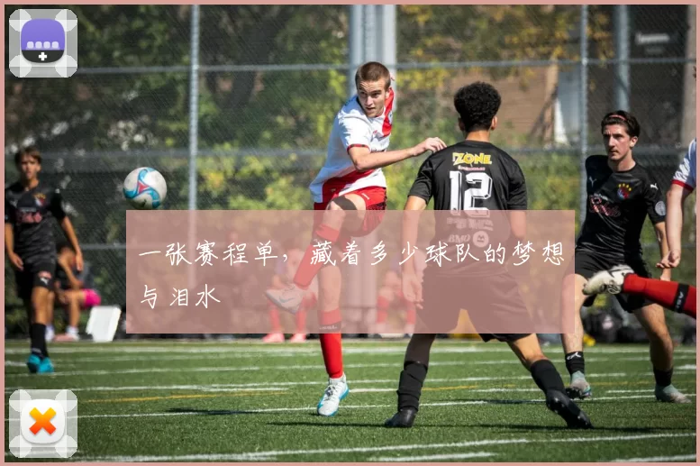 一张赛程单，藏着多少球队的梦想与泪水