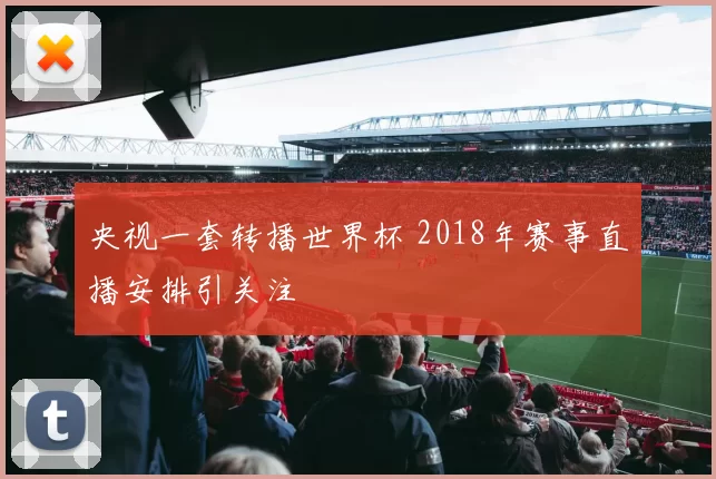 央视一套转播世界杯 2018年赛事直播安排引关注