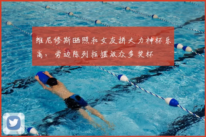 维尼修斯晒照和女友拼大力神杯乐高,旁边陈列柜摆放众多奖杯