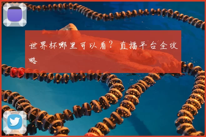 世界杯哪里可以看?直播平台全攻略